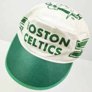 Boston Celtics Vintage Painter's Hat Cap 1981 NBA Champions Lucky Leprechaun